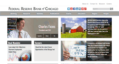 Desktop Screenshot of chicagofed.org
